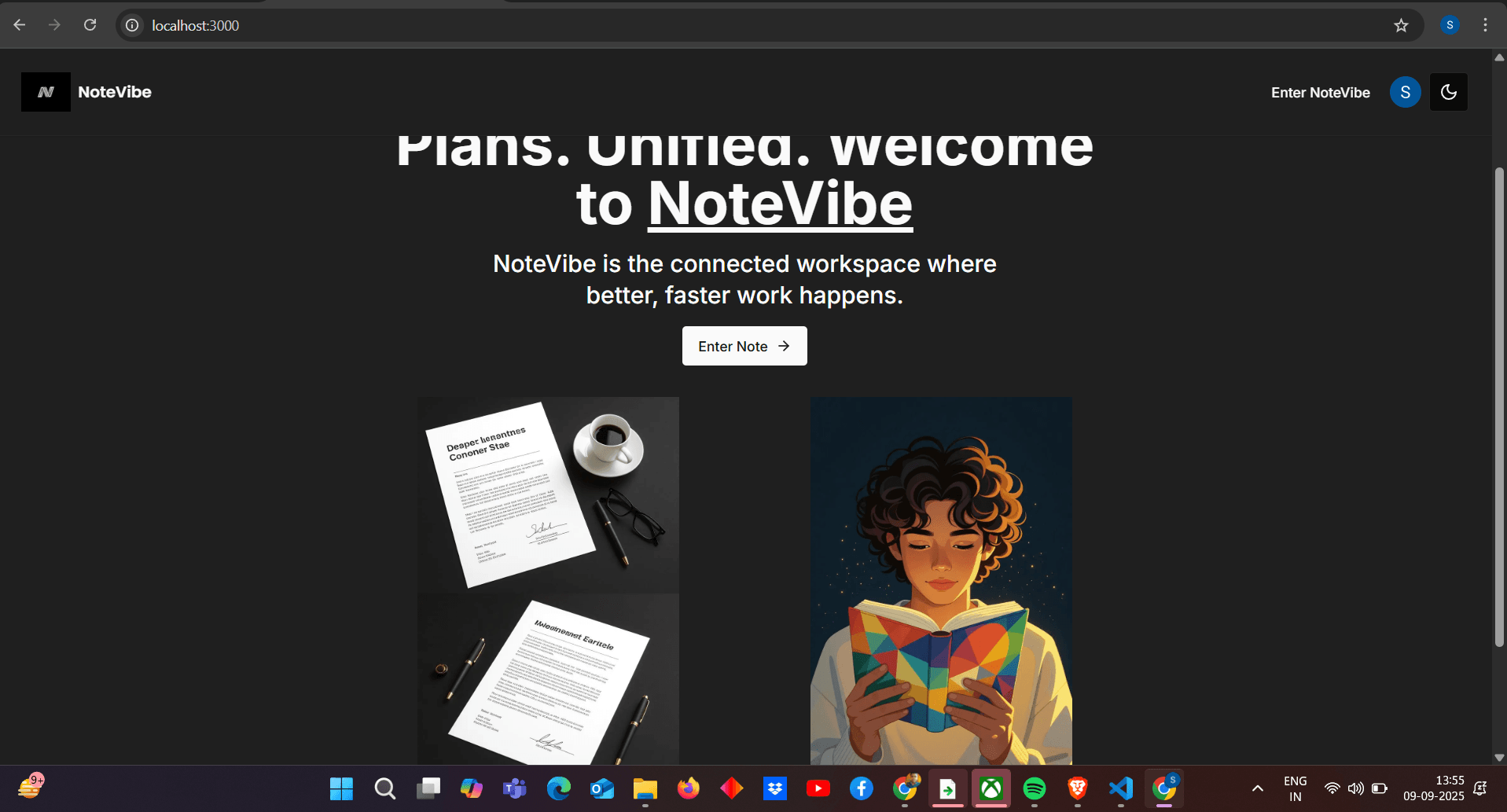 NoteVibe Notes App