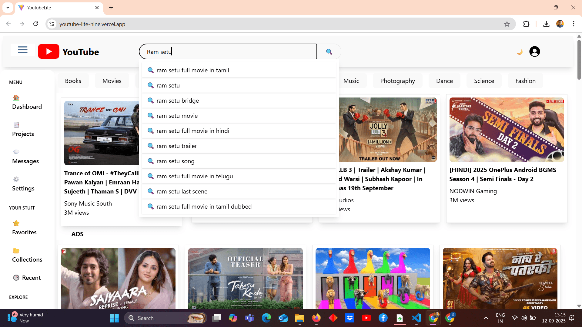 YoutubeLite Video App